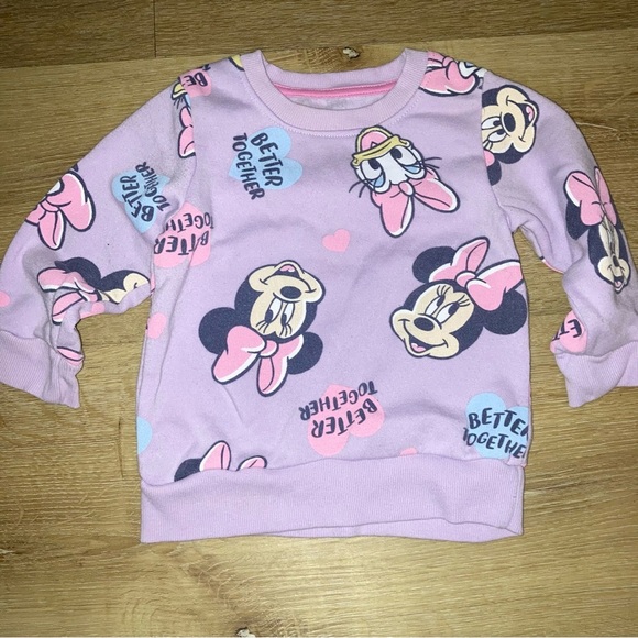 GAP /H&M Girls Minnie Mouse Sweatshirt Bundle Clothes Size 2T - Picture 7 of 9